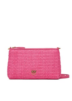 Torebka PINKO Flat Horizontal Mini PE 25 PCPL 104277 A2CF Różowy ze sklepu eobuwie.pl w kategorii Torebki damskie - zdjęcie 184044631