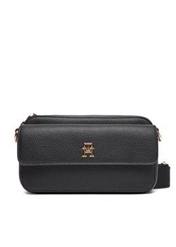 Torebka Tommy Hilfiger DISTINCT CAMERA BAG AW0AW17455 Czarny ze sklepu eobuwie.pl w kategorii Listonoszki - zdjęcie 184044651