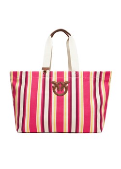 Torebka PINKO Shopping Bag Extra PE 25 PLTT 104754 A2G5 Różowy ze sklepu eobuwie.pl w kategorii Torby Shopper bag - zdjęcie 184044690