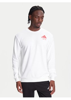 adidas Bluza Food Noodle Graphic JW4347 Biały Regular Fit ze sklepu MODIVO w kategorii Bluzy męskie - zdjęcie 184045533