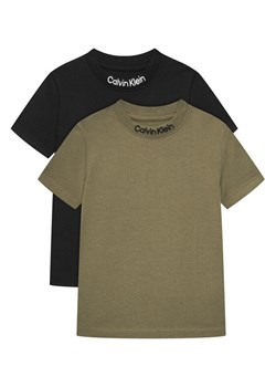 Calvin Klein Jeans Komplet 2 t-shirtów Embro Logo IB0IB02529 M Kolorowy Regular Fit ze sklepu MODIVO w kategorii T-shirty chłopięce - zdjęcie 184045552