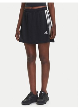 adidas Spódnica mini Stadium 3-Stripes Tennis Inspired Jacquard JL7171 Czarny Regular Fit ze sklepu MODIVO w kategorii Spódnice - zdjęcie 184045592