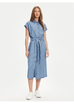 United Colors Of Benetton Sukienka koszulowa 4KHNDV0BI Niebieski Regular Fit ze sklepu MODIVO w kategorii Sukienki - zdjęcie 184045594