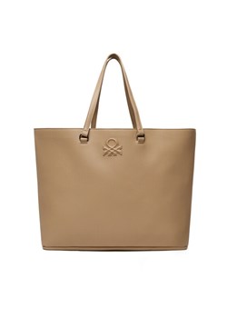 United Colors Of Benetton Torebka 618UDY06W Beżowy ze sklepu MODIVO w kategorii Torby Shopper bag - zdjęcie 184045624