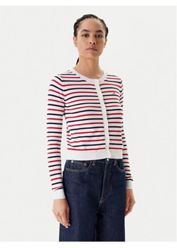 Tommy Jeans Kardigan Essential DW0DW20976 Kolorowy Regular Fit ze sklepu MODIVO w kategorii Swetry damskie - zdjęcie 184045634