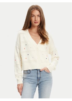 United Colors Of Benetton Kardigan 10C1E604W Beżowy Regular Fit ze sklepu MODIVO w kategorii Swetry damskie - zdjęcie 184045641