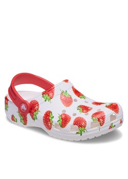 Crocs Klapki Kids’ Classic Fresh Fruits Clog 211020 Biały ze sklepu MODIVO w kategorii Klapki dziecięce - zdjęcie 184045661