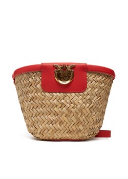 PINKO Torebka Love Summer Bucket PE 25 PLTT 103325 A1RL Beżowy ze sklepu MODIVO w kategorii Listonoszki - zdjęcie 184045671