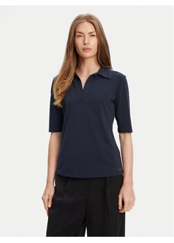 Calvin Klein Polo LV044C221G Granatowy Slim Fit ze sklepu MODIVO w kategorii Bluzki damskie - zdjęcie 184045760
