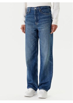 Tommy Jeans Jeansy Layla DW0DW20512 Granatowy Straight Fit ze sklepu MODIVO w kategorii Jeansy damskie - zdjęcie 184045791