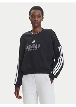 adidas Bluza Tiro Cut 3-Stripes JN2673 Czarny Loose Fit ze sklepu MODIVO w kategorii Bluzy damskie - zdjęcie 184045820