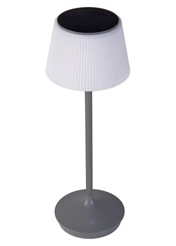 näve Solarna lampa stołowa &quot;Emmi&quot; w kolorze szaro-białym ze sklepu Limango Polska w kategorii Lampy stołowe - zdjęcie 184047582