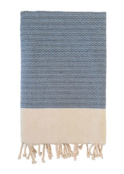 Le Comptoir de la Plage Fouta &quot;Athena&quot; w kolorze niebiesko-beżowym - 200 x 100 cm ze sklepu Limango Polska w kategorii Ręczniki - zdjęcie 184047593