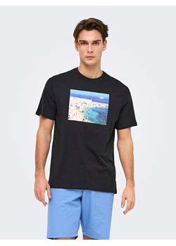 ONLY &amp; SONS Koszulka &quot;Max&quot; w kolorze granatowym ze sklepu Limango Polska w kategorii T-shirty męskie - zdjęcie 184047720
