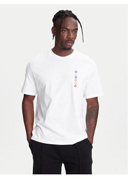 United Colors Of Benetton T-Shirt 3BL0U10A1 Biały Oversize ze sklepu MODIVO w kategorii T-shirty męskie - zdjęcie 184048891