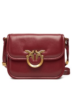 PINKO Torebka Love Box Bag Fl Mini PE 25 PLTT 104297 A26J Bordowy ze sklepu MODIVO w kategorii Listonoszki - zdjęcie 184048903