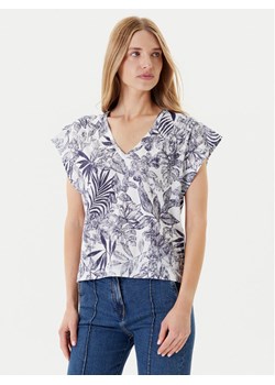United Colors Of Benetton T-Shirt 3SEBD10AE Niebieski Relaxed Fit ze sklepu MODIVO w kategorii Bluzki damskie - zdjęcie 184048952