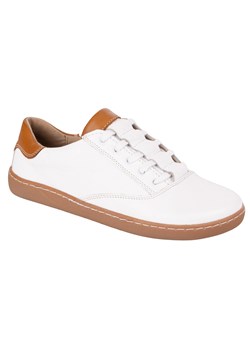 Sneakersy barefoot damskie Maja Olivier – anatomiczne buty skórzane białe ze sklepu ButyModne.pl w kategorii Mokasyny męskie - zdjęcie 184049551