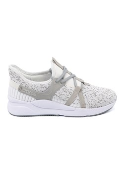 Shelvt Buty sportowe biało-szare ze sklepu ButyModne.pl w kategorii Buty sportowe damskie - zdjęcie 184049614