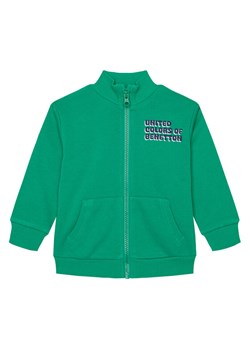 United Colors Of Benetton Bluza 3J70G503M Zielony Regular Fit ze sklepu MODIVO w kategorii Bluzy chłopięce - zdjęcie 184051290