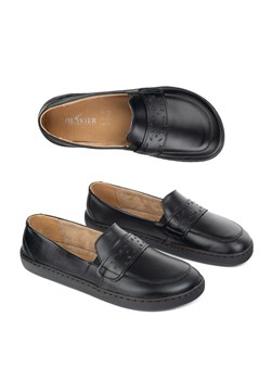 Loafersy damskie barefoot Inga z szerokim przodem POLSKIE czarne ze sklepu butyolivier w kategorii Półbuty damskie - zdjęcie 184052021