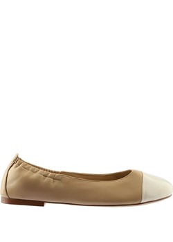 Högl Skórzane baleriny "Sylvie" w kolorze kremowo-jasnobrązowym ze sklepu Limango Polska w kategorii Balerinki - zdjęcie 184052510