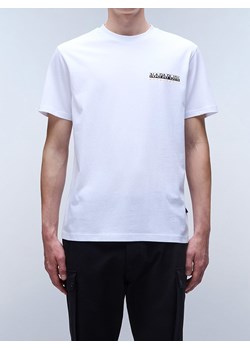 Napapijri Koszulka w kolorze białym ze sklepu Limango Polska w kategorii T-shirty męskie - zdjęcie 184052533