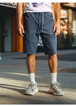 Sinsay - Szorty jeansowe jogger - niebieski ze sklepu Sinsay w kategorii Spodenki męskie - zdjęcie 184054613