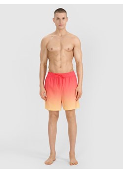 Męskie spodenki plażowe 4F 4FWSS25UBDSM132 - żółte ze sklepu Sportstylestory.com w kategorii Kąpielówki - zdjęcie 184054754