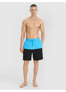 Męskie spodenki plażowe 4F 4FWSS25UBDSM135 - turkusowe ze sklepu Sportstylestory.com w kategorii Kąpielówki - zdjęcie 184054760