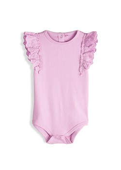 GATE Prążkowane body z marszczeniami 0/3M ze sklepu gateshop w kategorii Odzież dla niemowląt - zdjęcie 184055113