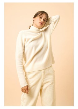 Just Cashmere Kaszmirowy golf &quot;Alyssa&quot; w kolorze kremowym ze sklepu Limango Polska w kategorii Swetry damskie - zdjęcie 184056361