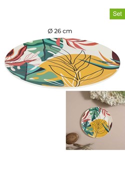 Garden Spirit Talerze obiadowe (6 szt.) &quot;Paradis Exotique&quot; ze wzorem - Ø 26 cm ze sklepu Limango Polska w kategorii Naczynia - zdjęcie 184056553