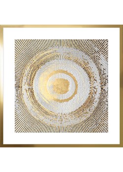 Ars Longa Druk artystyczny &quot;Hypnotizing golden circle&quot; w ramce - 70 x 70 cm ze sklepu Limango Polska w kategorii Obrazy - zdjęcie 184056623