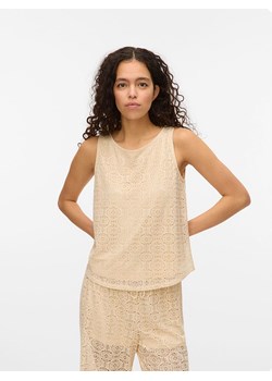 Vero Moda Top w kolorze beżowym ze sklepu Limango Polska w kategorii Bluzki damskie - zdjęcie 184056722