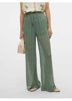 Vero Moda Spodnie w kolorze zielonym ze sklepu Limango Polska w kategorii Spodnie damskie - zdjęcie 184056754