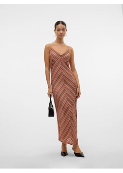 Vero Moda Sukienka w kolorze beżowym ze wzorem ze sklepu Limango Polska w kategorii Sukienki - zdjęcie 184056784