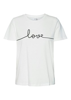 Vero Moda Koszulka &quot;Kami&quot; w kolorze białym ze sklepu Limango Polska w kategorii Bluzki damskie - zdjęcie 184057112