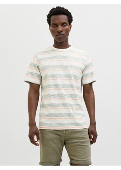 Jack &amp; Jones Koszulka &quot;Birk&quot; w kolorze szaro-białym ze sklepu Limango Polska w kategorii T-shirty męskie - zdjęcie 184057133