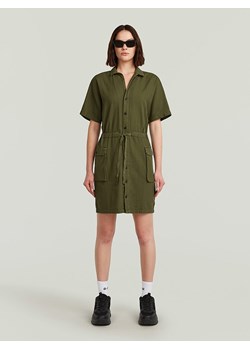 G-Star Sukienka w kolorze khaki ze sklepu Limango Polska w kategorii Sukienki - zdjęcie 184057423