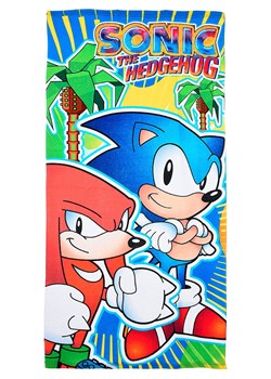 Sonic Ręcznik plażowy &quot;Sonic Classic&quot; ze wzorem ze sklepu Limango Polska w kategorii Ręczniki - zdjęcie 184057462