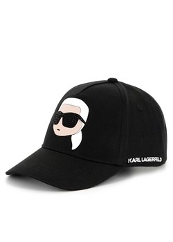 Czapka z daszkiem KARL LAGERFELD Z30387 Czarny ze sklepu eobuwie.pl w kategorii Czapki dziecięce - zdjęcie 184057624