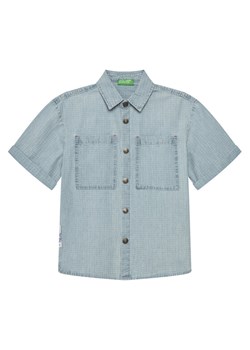 United Colors Of Benetton Koszula 53Z9CQ046 Niebieski Regular Fit ze sklepu MODIVO w kategorii Koszule chłopięce - zdjęcie 184058024