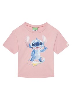 United Colors Of Benetton T-Shirt 35RYC10MV Różowy Boxy Fit ze sklepu MODIVO w kategorii Bluzki dziewczęce - zdjęcie 184058072