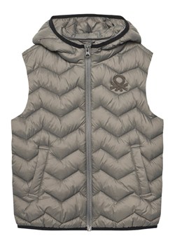 United Colors Of Benetton Kamizelka 2TWDCJ00R Szary Regular Fit ze sklepu MODIVO w kategorii Kamizelki męskie - zdjęcie 184058104