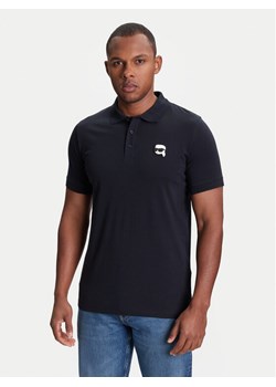 KARL LAGERFELD Polo 745710 553224 Granatowy Regular Fit ze sklepu MODIVO w kategorii T-shirty męskie - zdjęcie 184058113
