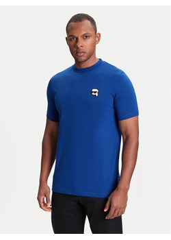 KARL LAGERFELD T-Shirt 755710 553224 Niebieski Slim Fit ze sklepu MODIVO w kategorii T-shirty męskie - zdjęcie 184058114