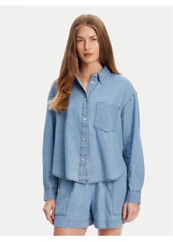 United Colors Of Benetton Koszula jeansowa 5DHJDQ07U Granatowy Regular Fit ze sklepu MODIVO w kategorii Koszule damskie - zdjęcie 184058141
