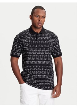 KARL LAGERFELD Polo 745120 553225 Czarny Regular Fit ze sklepu MODIVO w kategorii T-shirty męskie - zdjęcie 184058180