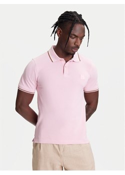 United Colors Of Benetton Polo 3F9HU302E Różowy Regular Fit ze sklepu MODIVO w kategorii T-shirty męskie - zdjęcie 184058184